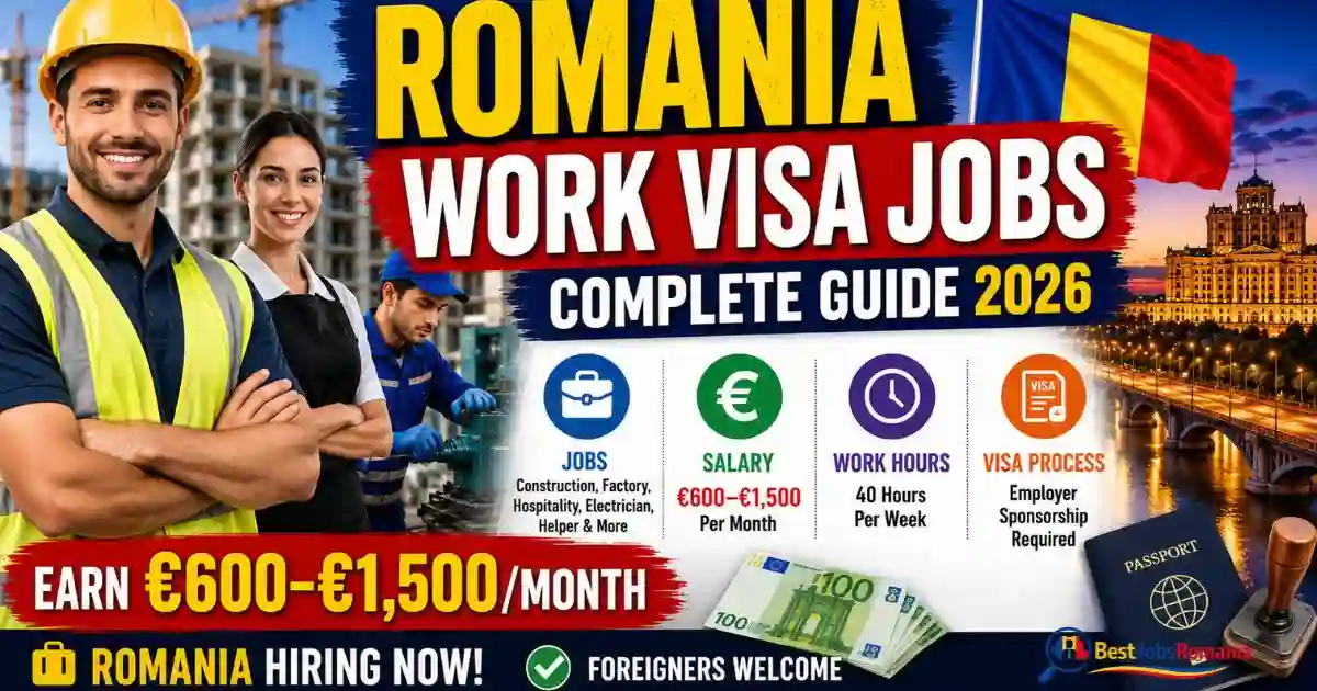 Romania Work Visa Jobs for Foreigners