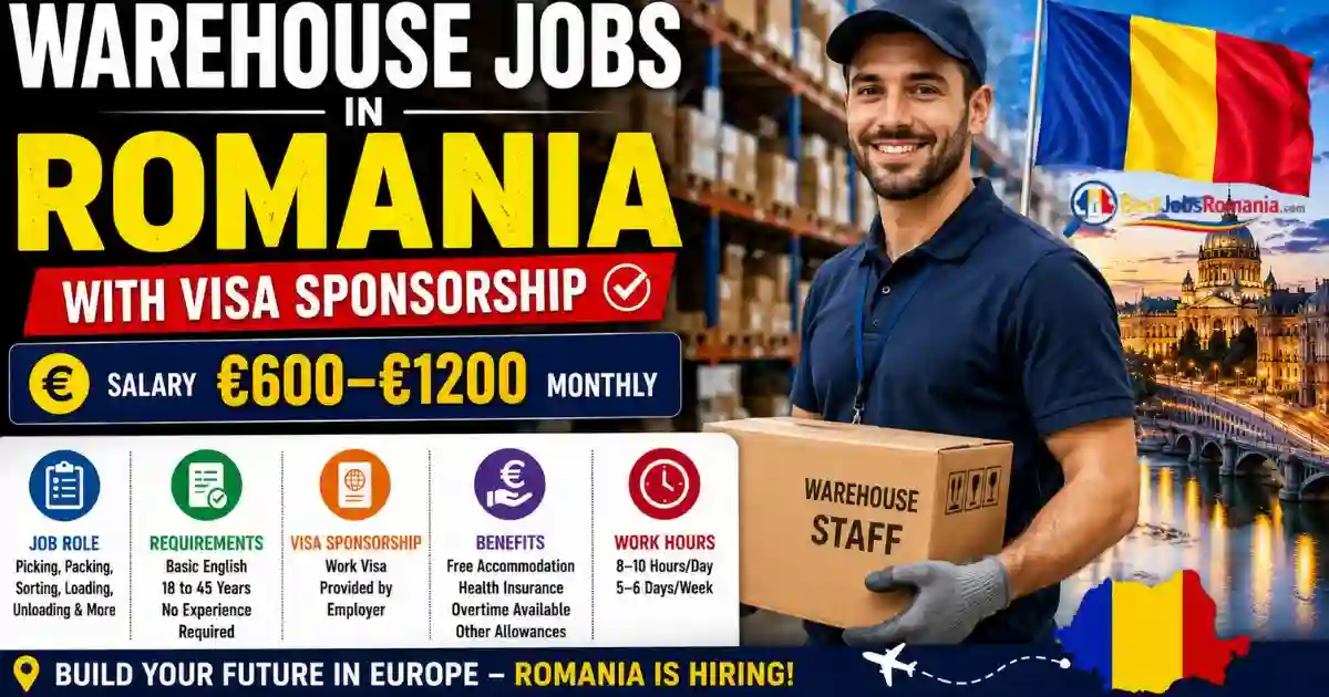 Warehouse Jobs in Romania with Visa Sponsorship